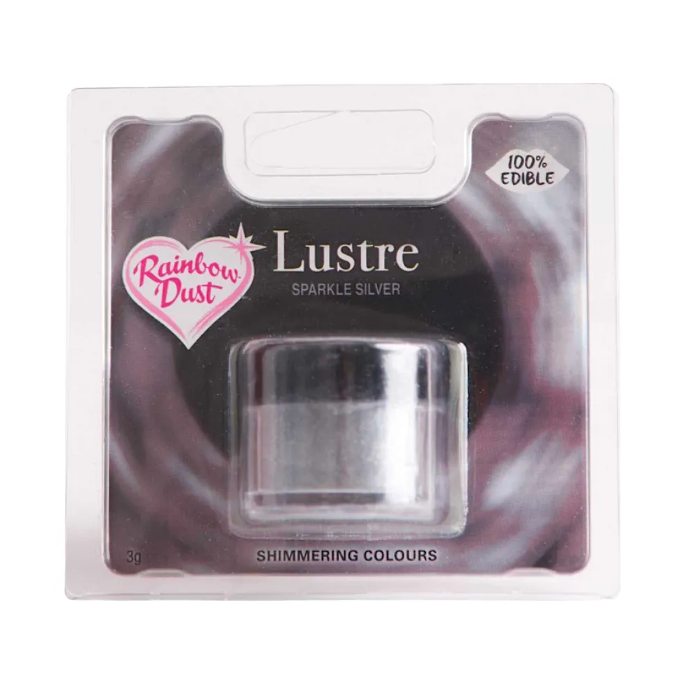 Colorante en Polvo Brillante Plata 3 gr - Rainbow Dust