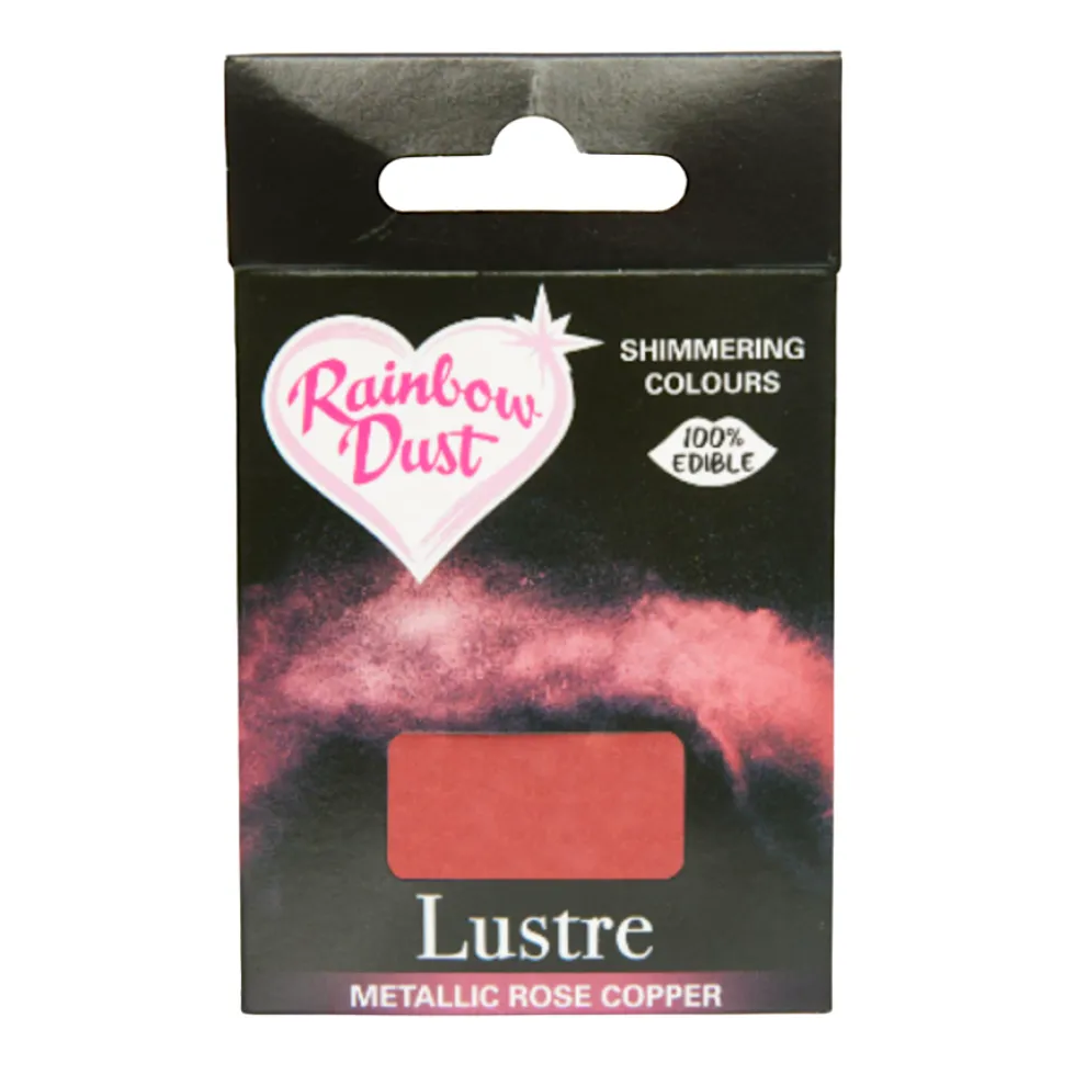 Colorante en Polvo Brillante Cobre Rosado (En Bolsita) - Rainbow Dust