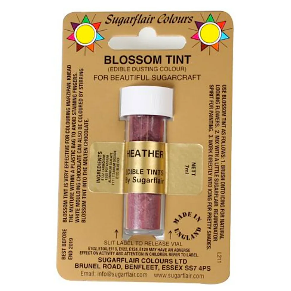 Colorante en Polvo Mate Rojo Violáceo 7 ml - Sugarflair