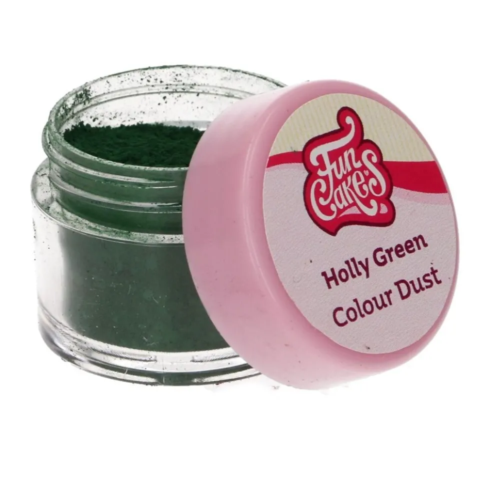 Colorante en Polvo Verde Acebo 2 gr - Funcakes