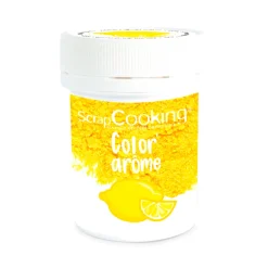 Colorante en Polvo y Aroma Amarillo Limón 10 gr - Scrapcooking