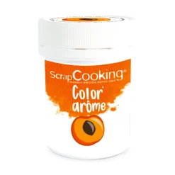 Colorante en Polvo y Aroma Naranja Albaricoque 10 gr - Scrapcooking
