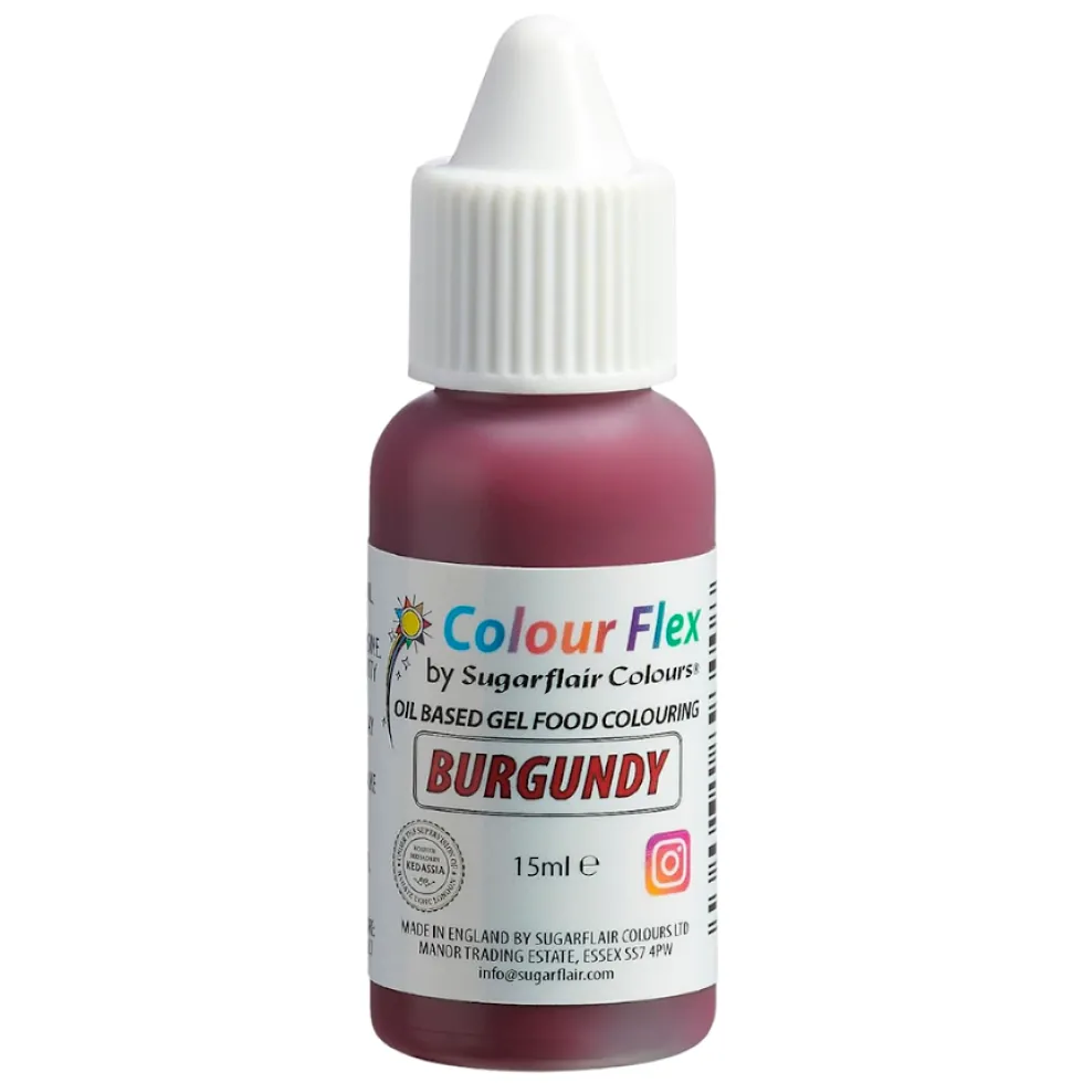 Colorante Liposoluble Burdeos 15 ml - Sugarflair