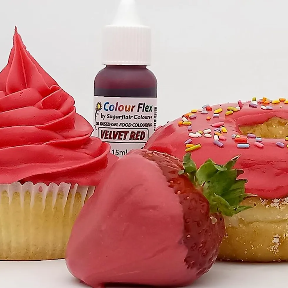 Colorante Liposoluble Red Velvet 15 ml - Sugarflair
