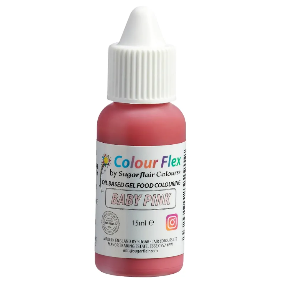 Colorante Liposoluble Rosa Bebé 15 ml - Sugarflair
