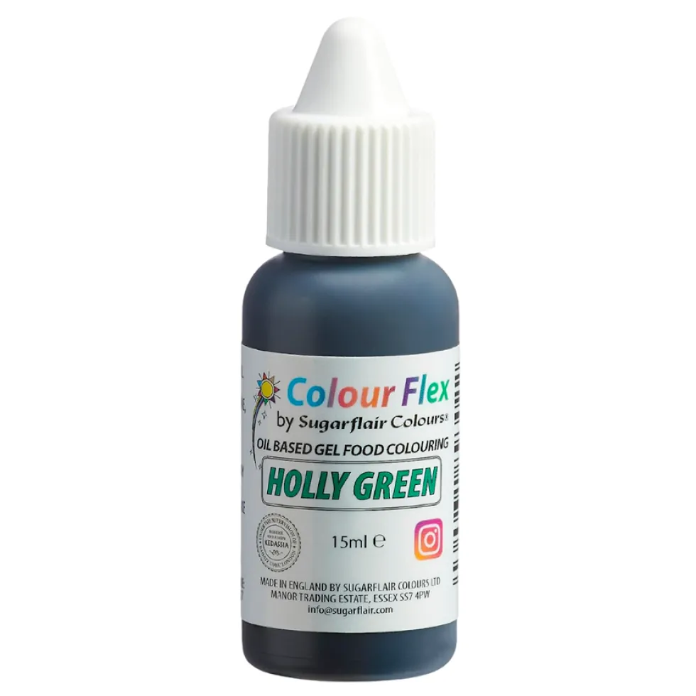 Colorante Liposoluble Verde Acebo 15 ml - Sugarflair