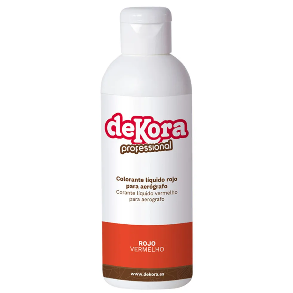 Colorante Líquido ideal Aerógrafo Rojo 190 ml