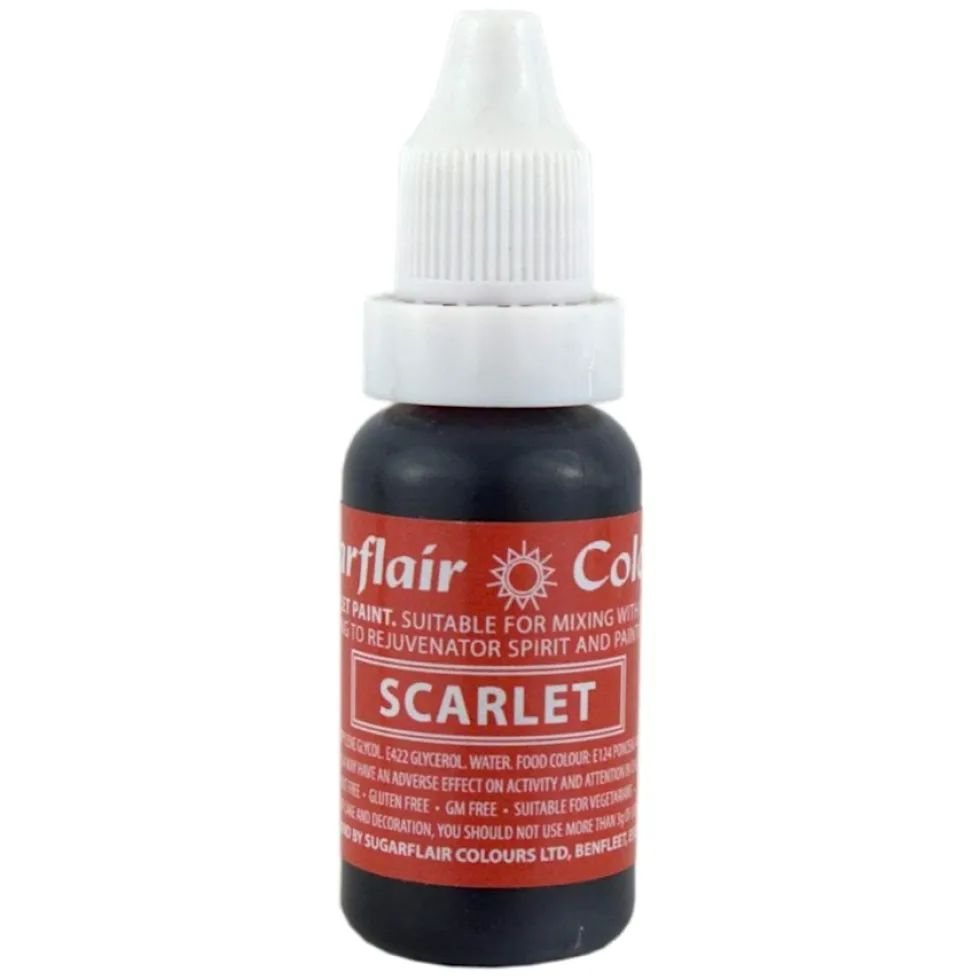 Colorante Líquido Rojo Escarlata 14 ml - Sugarflair
