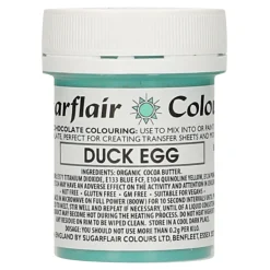 Colorante para Chocolate Azul Huevo de Pato 35 gr - Sugarflair