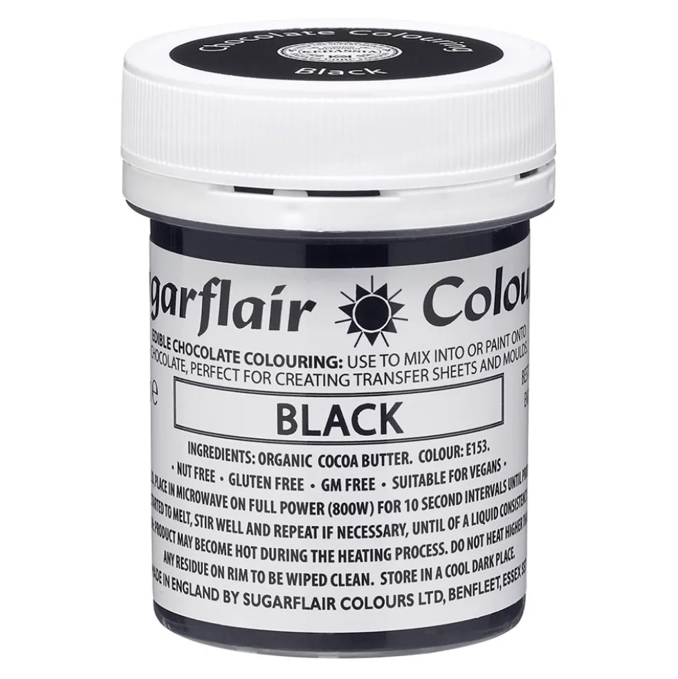Colorante para Chocolate Negro 35 gr - Sugarflair