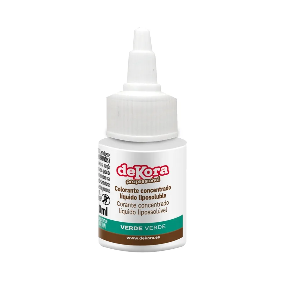 Colorante para Chocolate Verde 30 ml - DEKORA