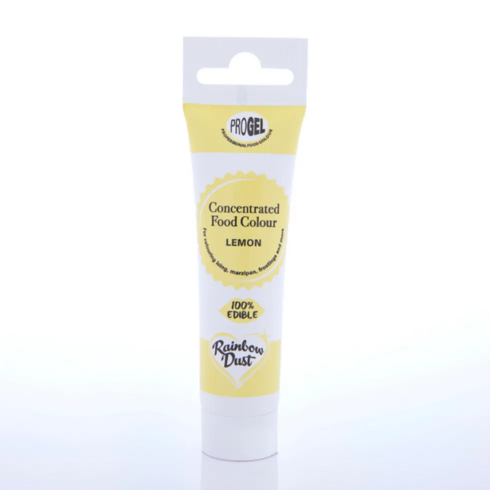 Colorante Progel Amarillo Limón 25 gr - Rainbow Dust