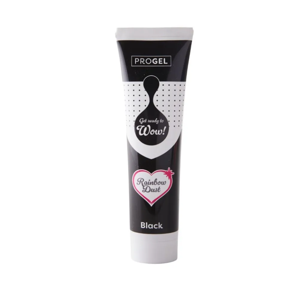 Colorante Progel Negro 100 gr - Rainbow Dust