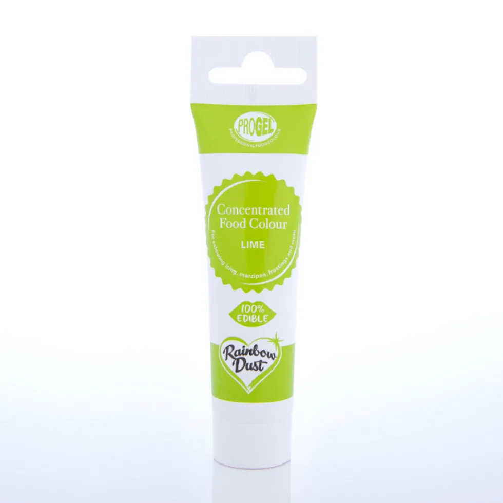 Colorante Progel Verde Lima 25 gr - Rainbow Dust