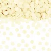 Confeti de Papel Círculo Amarillo Pastel 15 gr