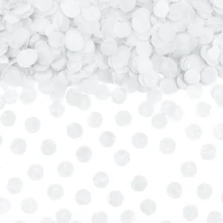 Confeti de Papel Círculo Blanco 15 gr