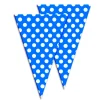 Conos para chuches azules con lunares blancos