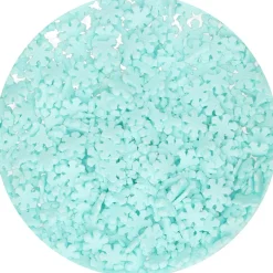 Copos de Nieve Azul Brillante de Azúcar 50 gr - FunCakes