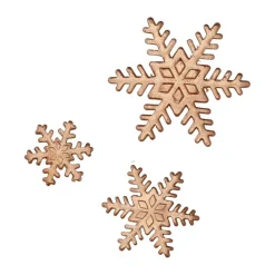 Copos de Nieve Bronce de Azúcar 12 ud - Funcakes