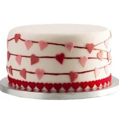Corazones de Oblea Rojos y Rosas 495 ud