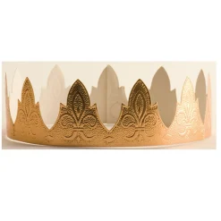 Corona de Reyes Dorada 50 cm x 5 cm