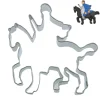 Cortador Caballero en Caballo 9cm
