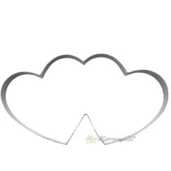 Cortador Corazón Doble 13 cm