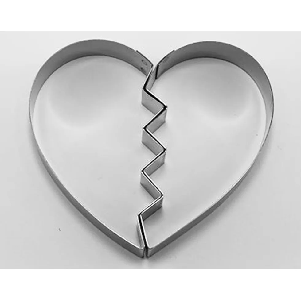 Cortador Corazón Partido 10 cm