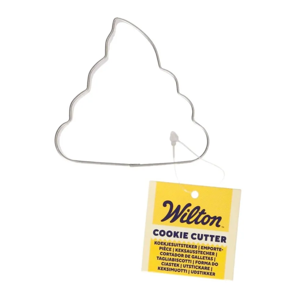 Cortador de Acero Inoxidable Emoji Caca 6,5 cm - Wilton