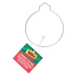 Cortador de Acero Inoxidable Bola Árbol de Navidad 8 cm