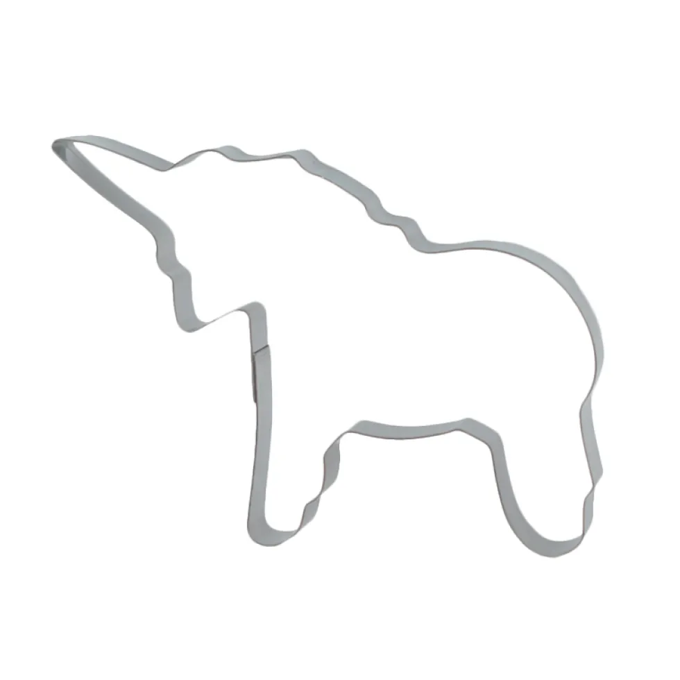 Cortador de galletas Unicornio 10 cm