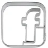 Cortador Facebook de Acero Inox