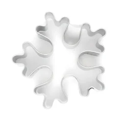 Cortador Metálico para Galletas Copo de Nieve 6 cm