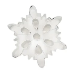 Cortador Metálico para Galletas Copo de Nieve 8 cm