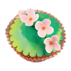 Cortador Mini Flor Lila con Molde Texturizador