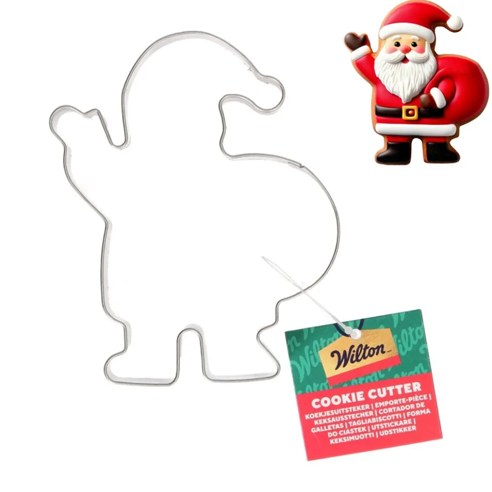 Cortador Papá Noel Acero Inoxidable 10 cm