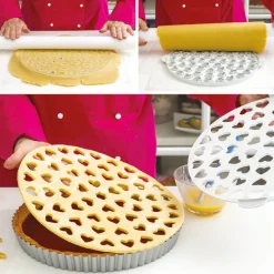 Cortador para Masa de Tarta: Crostata, Pasta Frola, Hojaldre