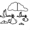 Cortador Patchwork Stork & Baby
