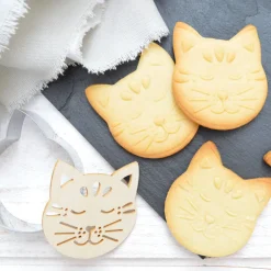Cortador + Sello para Galletas Gato - Scrapcooking