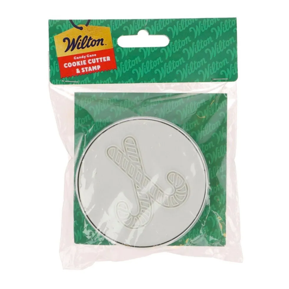 Cortador + Sello para Galletas Bastones de Caramelo - Wilton