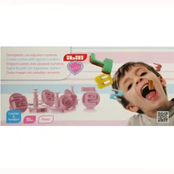 Cortapastas con expulsor Números (10 uds)