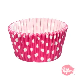 Cápsulas Cupcake Cereza con Lunares - 24 Unidades