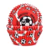 Cápsulas Cupcake Fútbol Rojas 50 ud - House of Marie