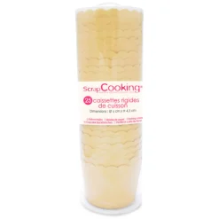 Cápsulas Cupcake Kraft 25 ud - Scrapcooking