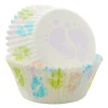 Cápsulas Cupcake Pies de Bebé 75 ud - Wilton