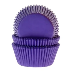 Cápsulas Cupcake Púrpuras 50 ud - House of Marie