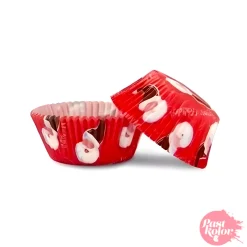 Cápsulas Cupcake Santa Claus - 24 Unidades