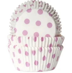 Cápsulas cupcakes Baby Pink Polka dot