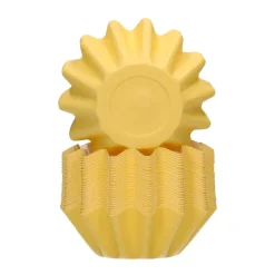 Cápsulas Cupcakes Bloom Amarillo Pastel 48 ud - Funcakes