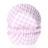 Cápsulas cupcakes Gingham Pink